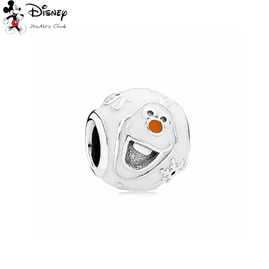 MINISO NEW DIY Fine Making Winnie the Pooh Animated Series Dangle Charm Bead Fit Original Silver 925 Bracelet Women Jewelry Gift