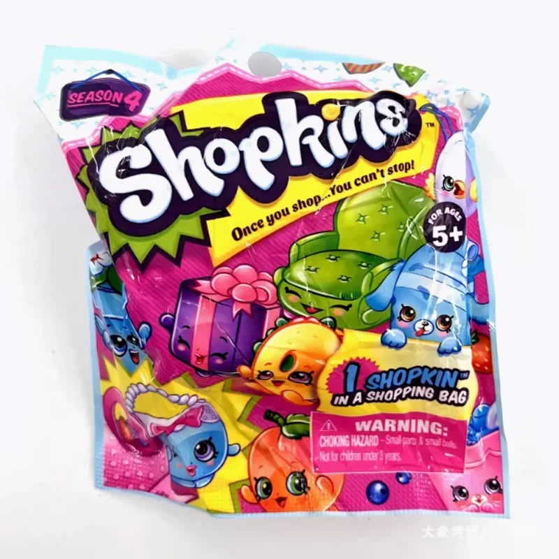 Shopkins Shopping Elf Blind Box Kindergarten Surprise Gift Supermarket Shopping Cute Doll Collect Ornaments Kids Birthday Gifts