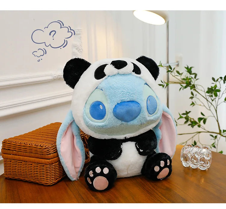 New Giant Size Cartoon Stitch Angel Plush Toy Stitch Panda Doll Gift Children's Sleeping Pillow Christmas Gift