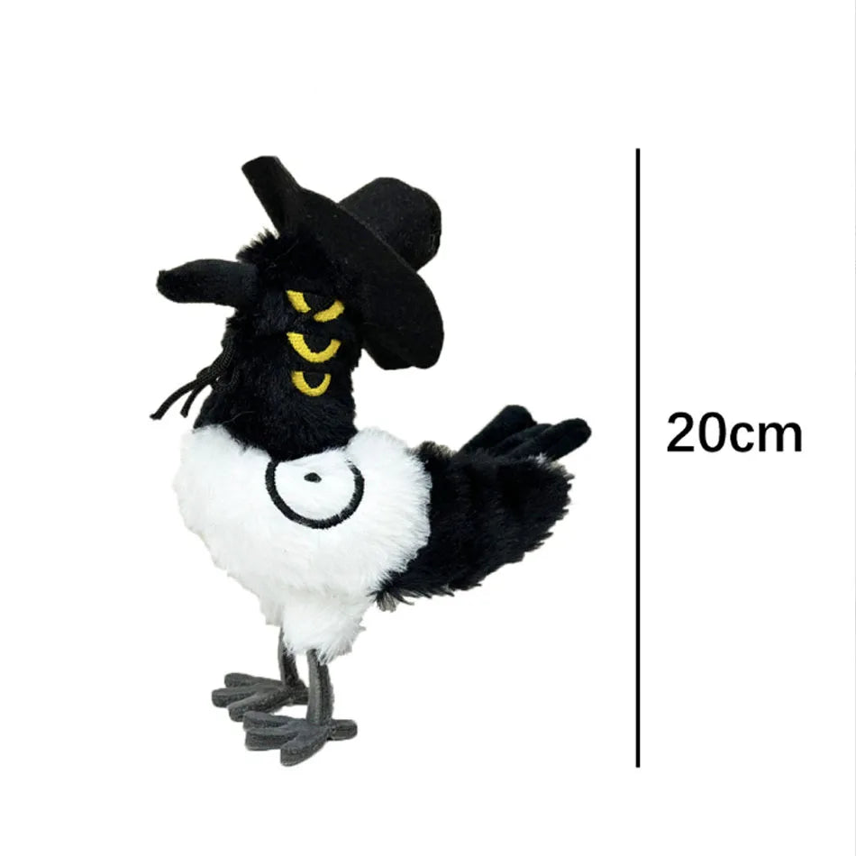 *2025 Anime Kpop Demons Hunters Plush Cute Purple Tiger Black Hat Magpie With 3 Eyes Monster Hunt Girl Group Doll For Fans Gifts
