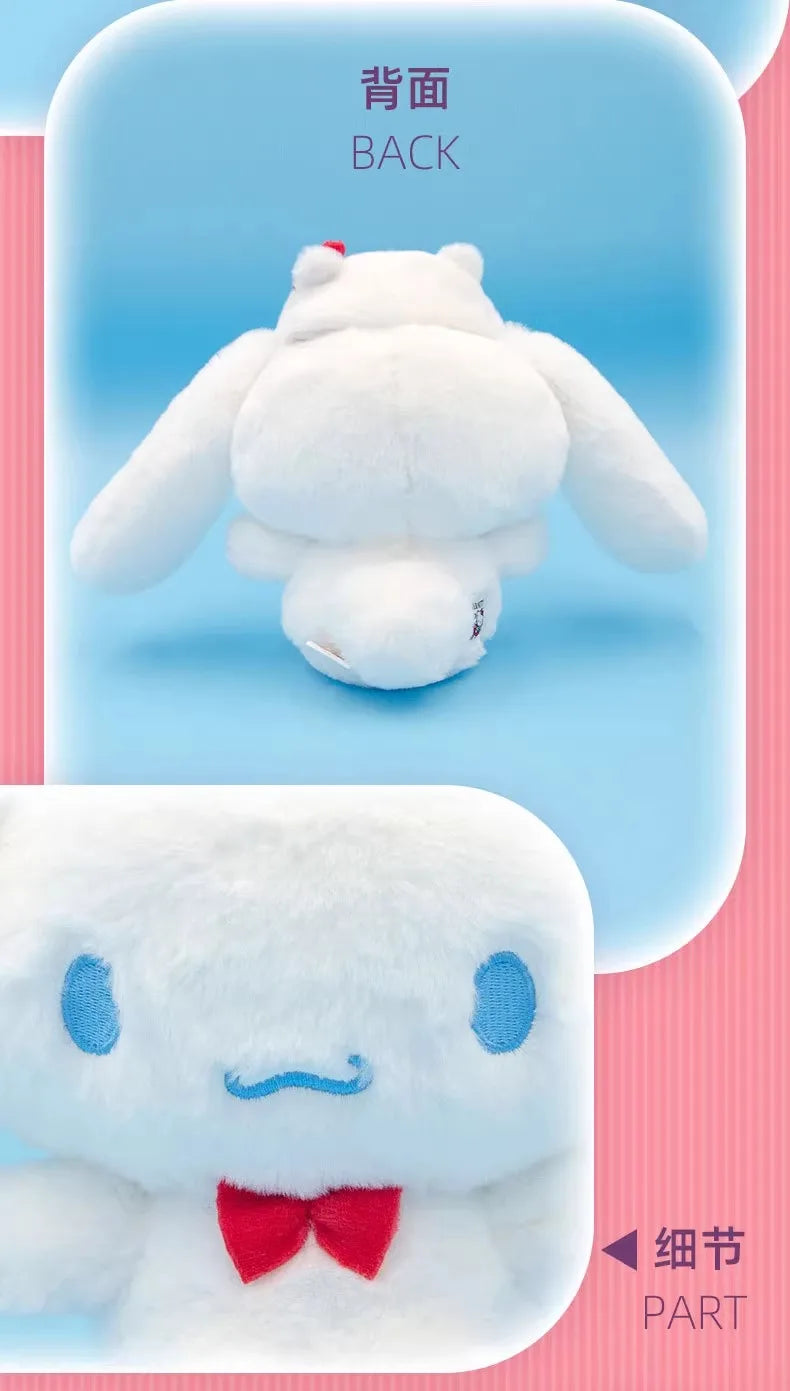 Sanrio Hello Kitty Anime Kuromi Melody Cartoon Cute Plush Stuffed Toys Soft Pillow Plushies Keyring Doll Birthday Gifts For Girl