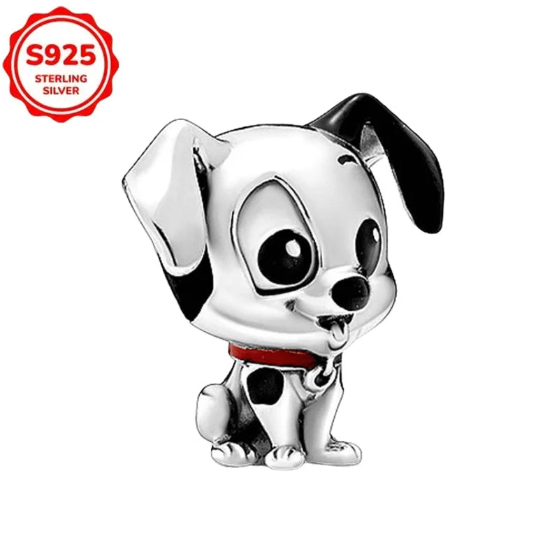 DISNEYS 925 Sterling Silver Halloween Stitch Dumbo Princess Charms Bead For Women Original 925 Bracelet DIY Jewelry Pendant Gift