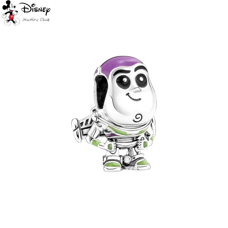 MINISO NEW DIY Fine Making Winnie the Pooh Animated Series Dangle Charm Bead Fit Original Silver 925 Bracelet Women Jewelry Gift