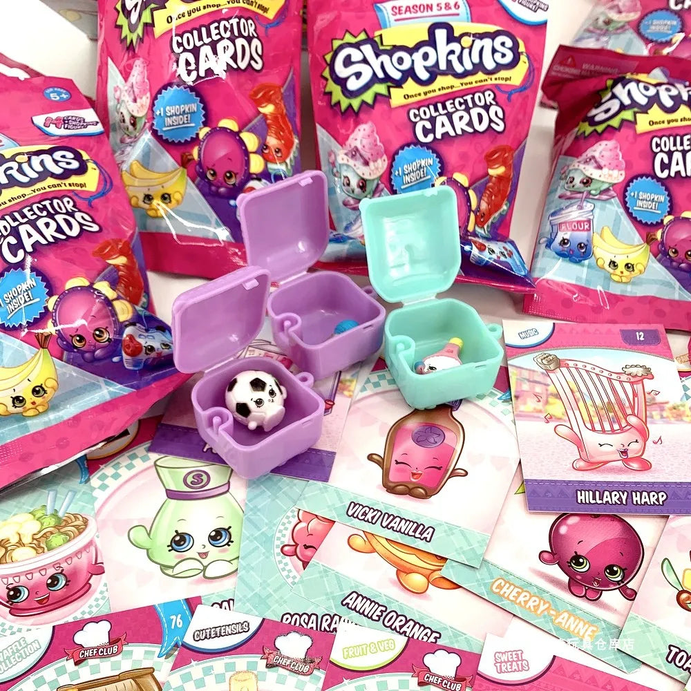 Shopkins Shopping Elf Blind Box Kindergarten Surprise Gift Supermarket Shopping Cute Doll Collect Ornaments Kids Birthday Gifts