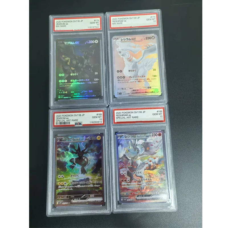 Japanese Pkm Collection Cards Ptcg Sv11W Sv11B Black Blot White Flare Booster Box Zekrom Ex Reshiram Ex 174/086 Game