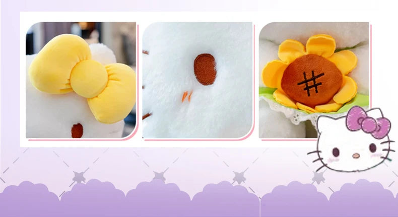 Sanrio Hello Kitty Cinnamoroll Anime Cute Cats Children Stuffed Toys Plush Toys Kawaii Baby Birthday Party Gifts Dolls For Girls