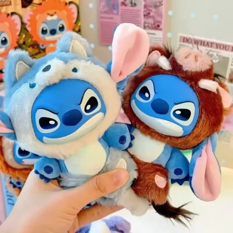 IN STOCK Stitch Animal Series Blind Box Bag Pendant Cute Plush Doll Mystery Box Toy Surprise Christmas Gift for Kids Girlfriend