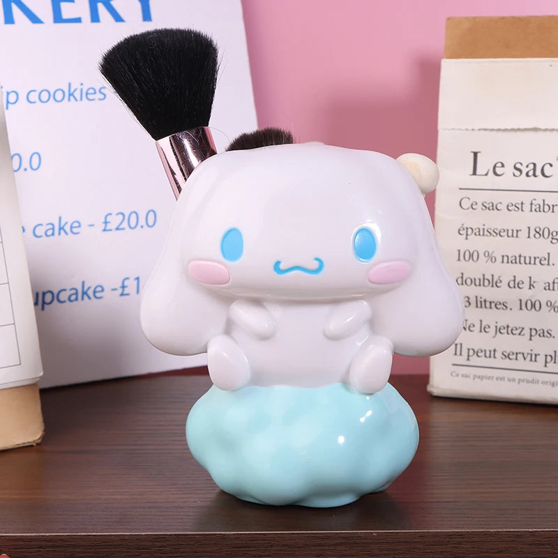 Sanrio Kuromi Pen Holder Anime Cinnamoroll Stationery Makeup Brush Organizer Desktop Decoration Gifts Toy