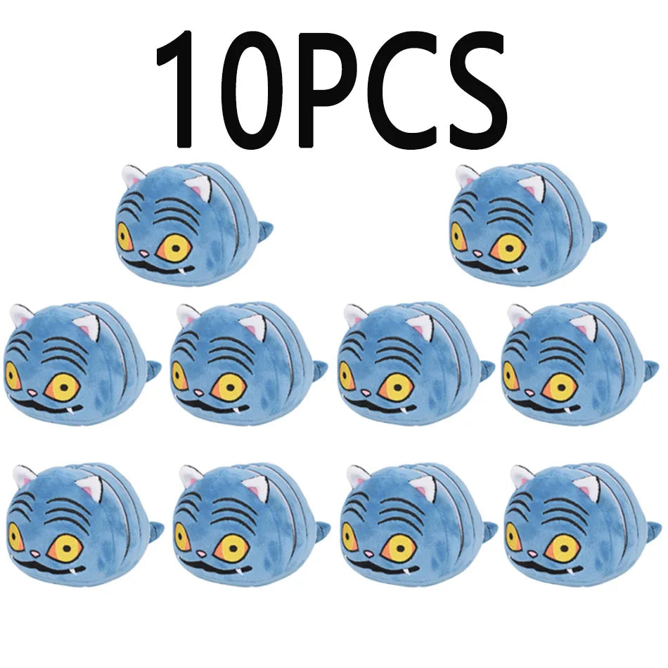 *2025 Anime Kpop Demons Hunters Plush Cute Purple Tiger Black Hat Magpie With 3 Eyes Monster Hunt Girl Group Doll For Fans Gifts