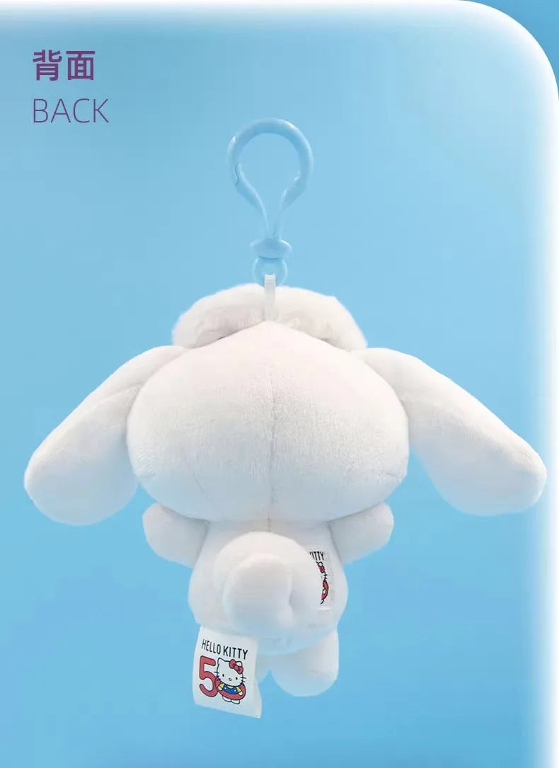 Sanrio Hello Kitty Anime Kuromi Melody Cartoon Cute Plush Stuffed Toys Soft Pillow Plushies Keyring Doll Birthday Gifts For Girl