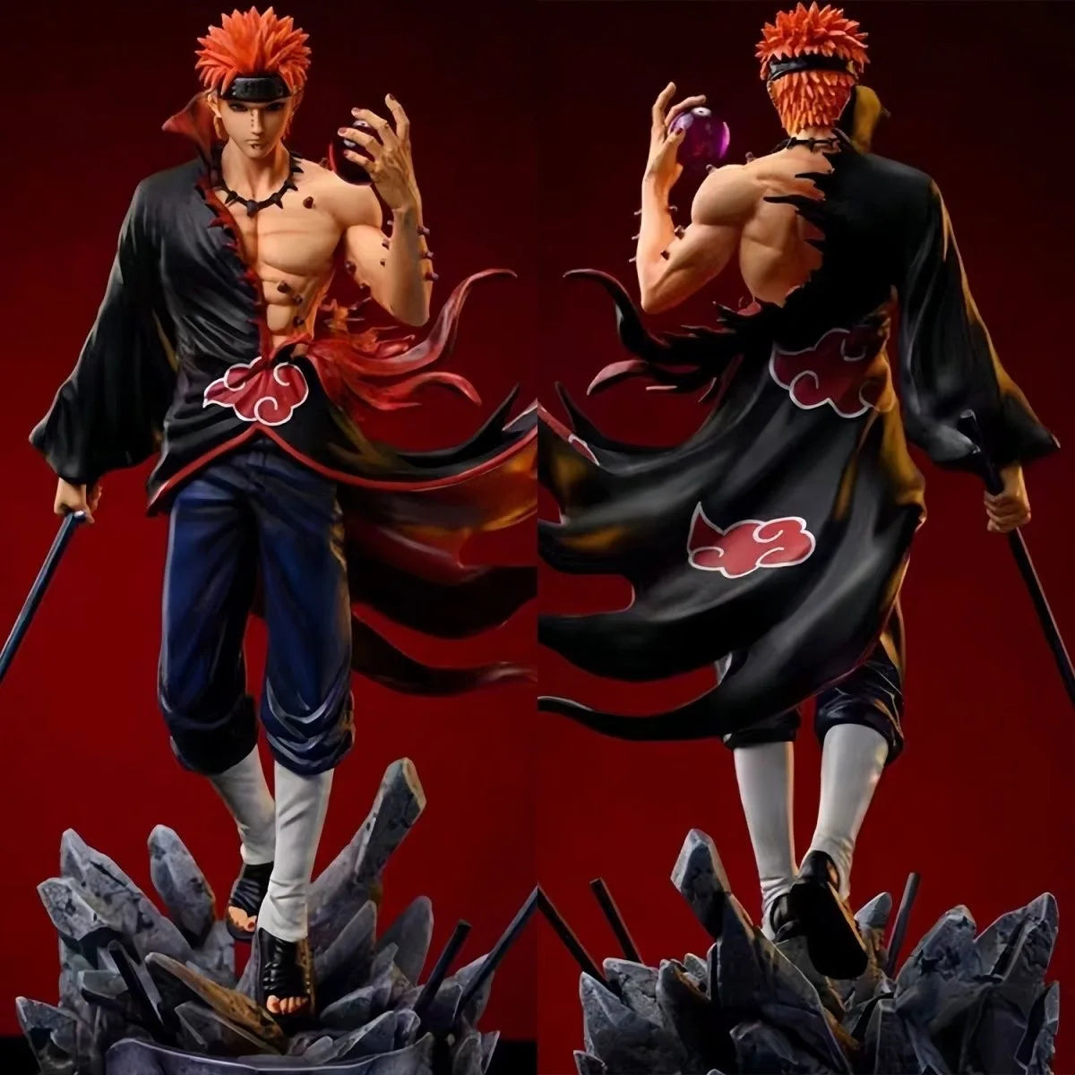 23cm/9in Anime Figures Naruto Figure Pain Figure PVC Statue Collection Model Toy Gifts