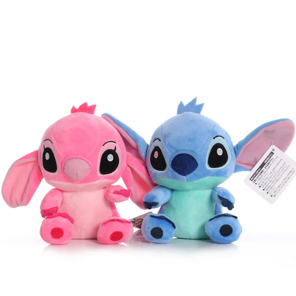 12cm 20cm 25cm Stitch Stuffed Plush Models Cartoon Stuffed Plush Dolls Anime Plush Baby Toys Kawaii Kids Birthday Gift