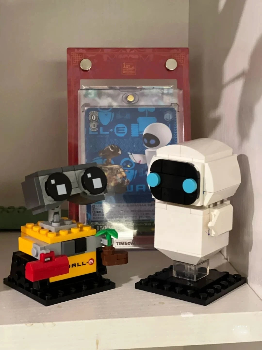 155PCS Series Wall E Cartoon The Robot Eva Blocks Classic Movie Anime Puzzle Assembly Building Block Toy Model Kits For Kid Gift