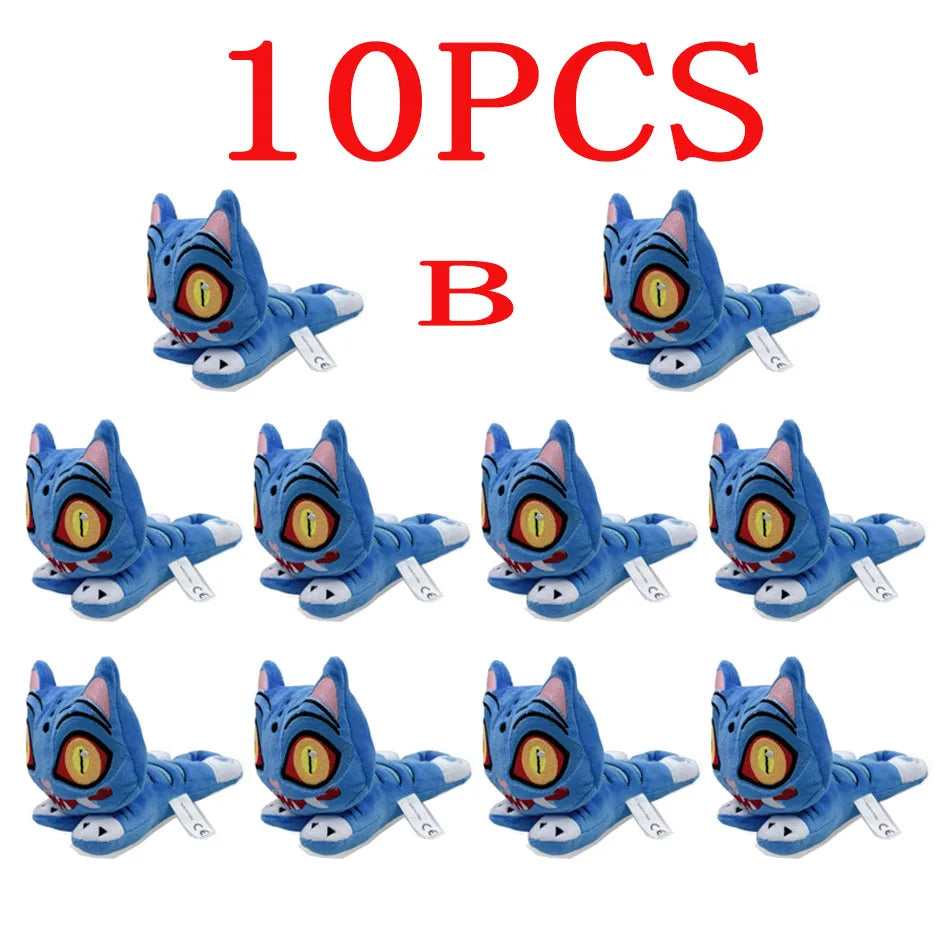 *2025 Anime Kpop Demons Hunters Plush Cute Purple Tiger Black Hat Magpie With 3 Eyes Monster Hunt Girl Group Doll For Fans Gifts