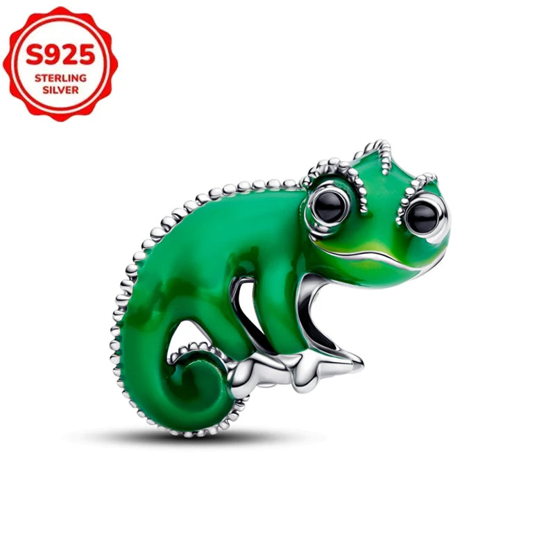 DISNEYS 925 Sterling Silver Halloween Stitch Dumbo Princess Charms Bead For Women Original 925 Bracelet DIY Jewelry Pendant Gift