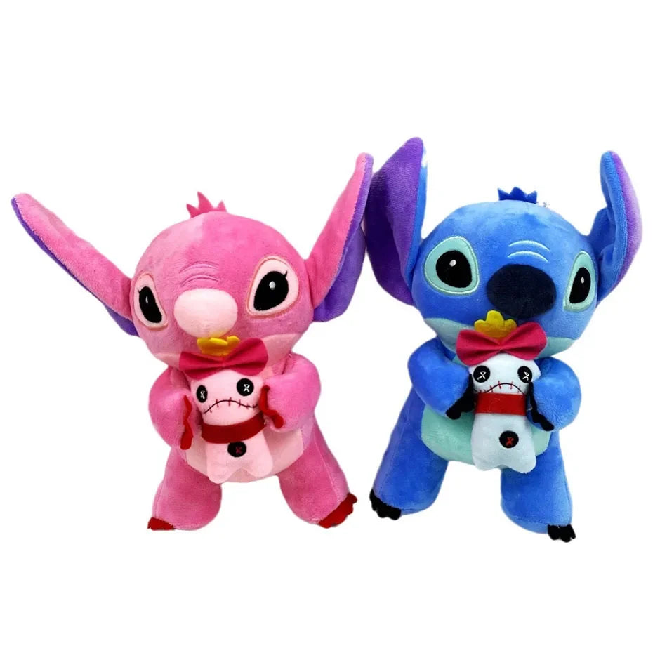 12cm 20cm 25cm Stitch Stuffed Plush Models Cartoon Stuffed Plush Dolls Anime Plush Baby Toys Kawaii Kids Birthday Gift