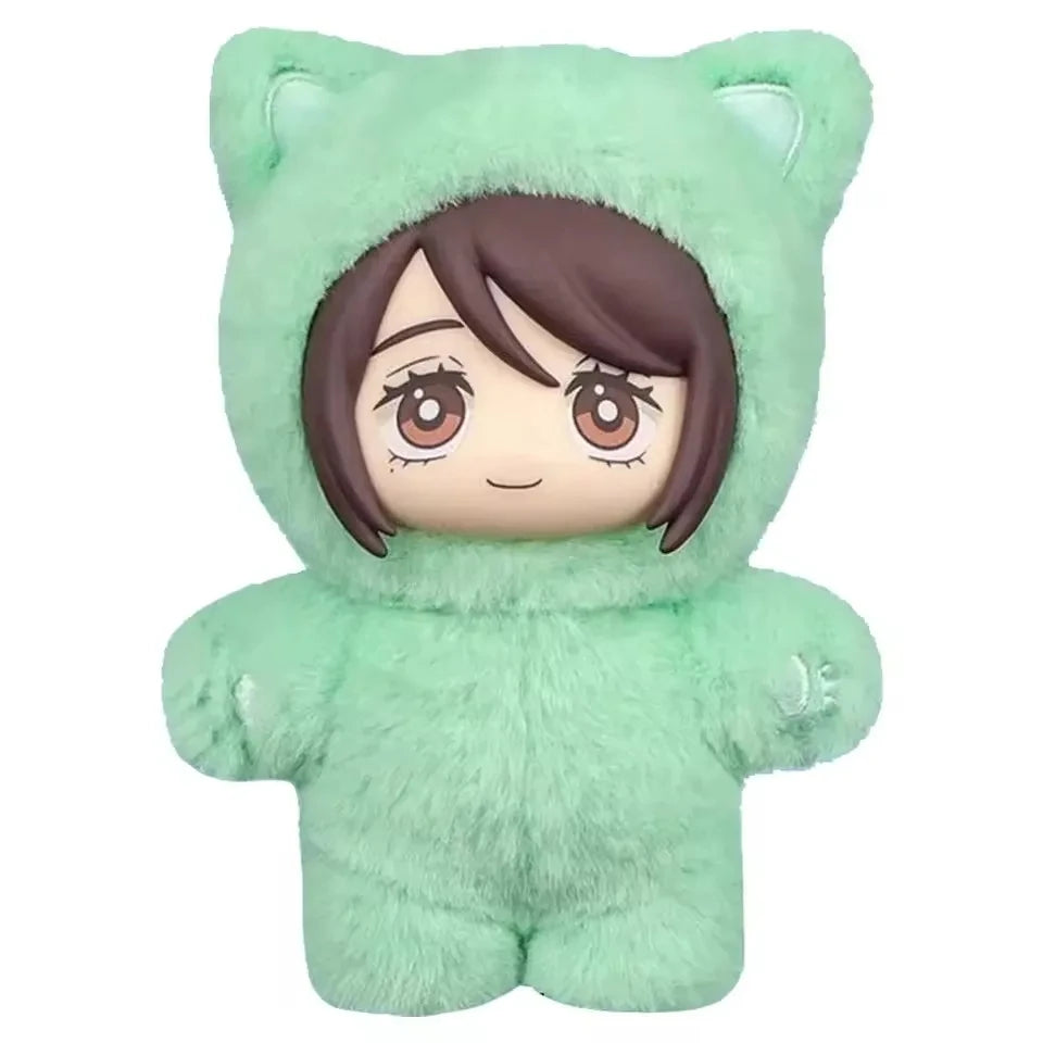 In Stock Genuine Eaki Jujutsu Kaisen Season 2 Cat Park Party Gojo Satoru Blind Box Plush Wrist Bag Pendant Model Collection