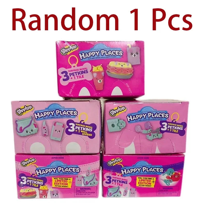 Shopkins Shopping Elf Blind Box Kindergarten Surprise Gift Supermarket Shopping Cute Doll Collect Ornaments Kids Birthday Gifts