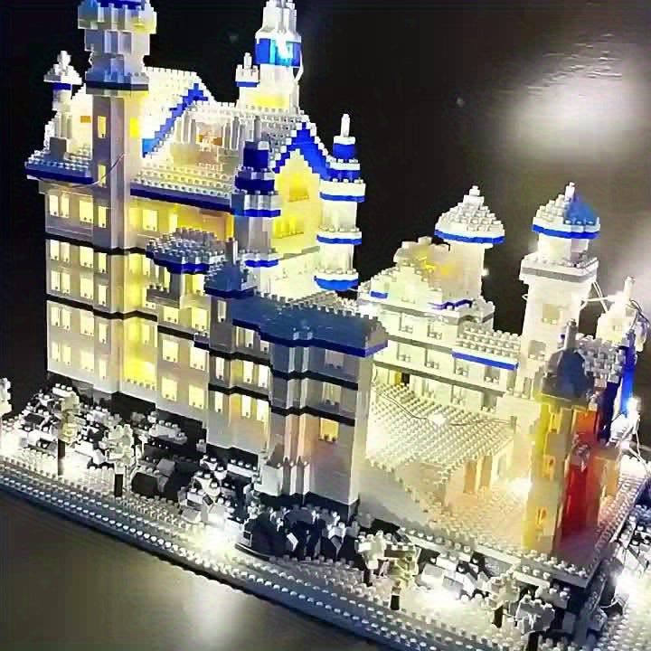 2790pcs World Geometric Landscape Building Model Building Blocks, World Landscape Building Swan Lake Castle Assembly Building Blocks Toys, Gift, Decoration Ornaments Christmas Halloween Gift
